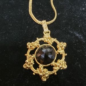 Napier gold tone necklace